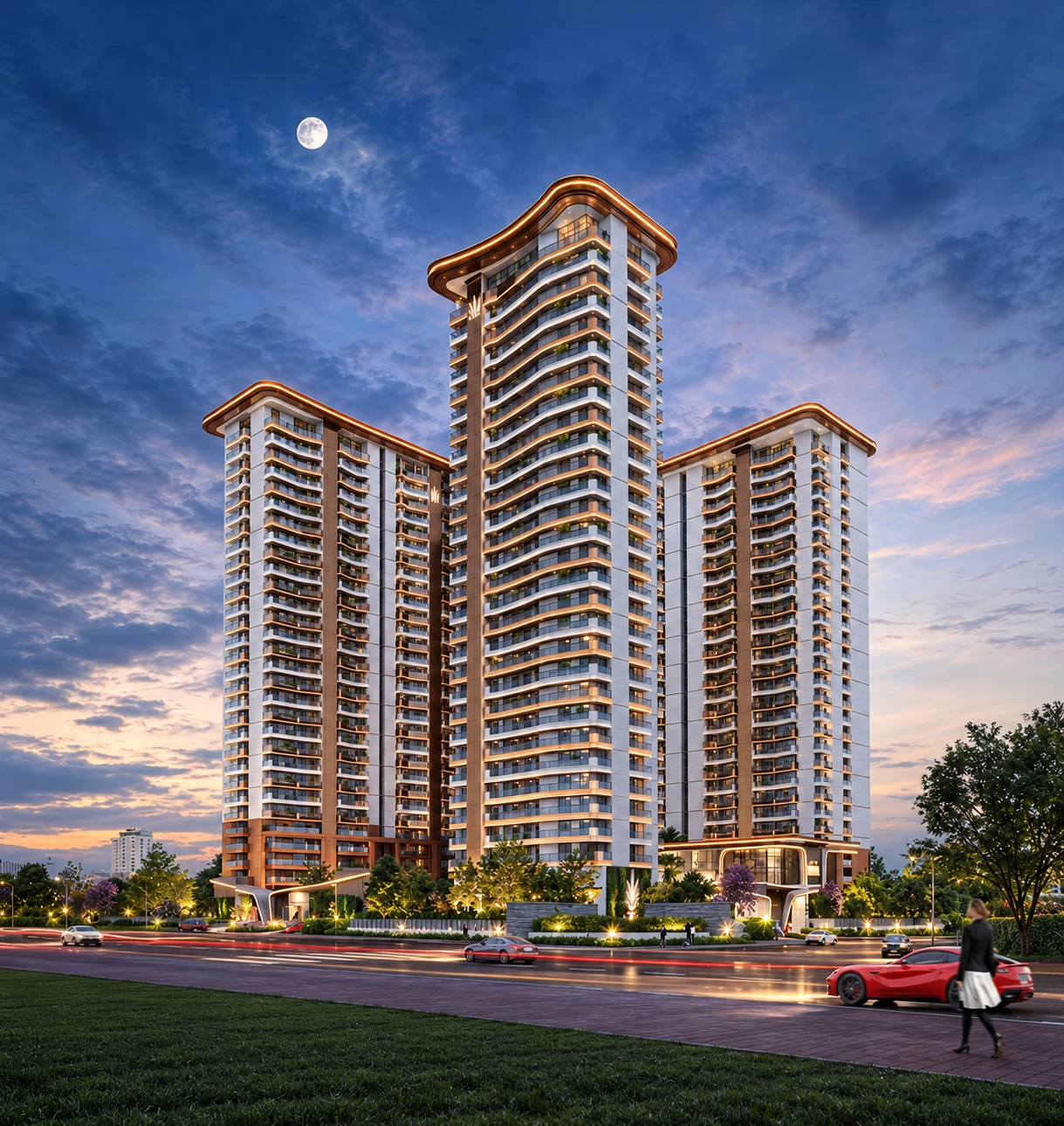 The Tiara luxury residential towers in New Chandigarh