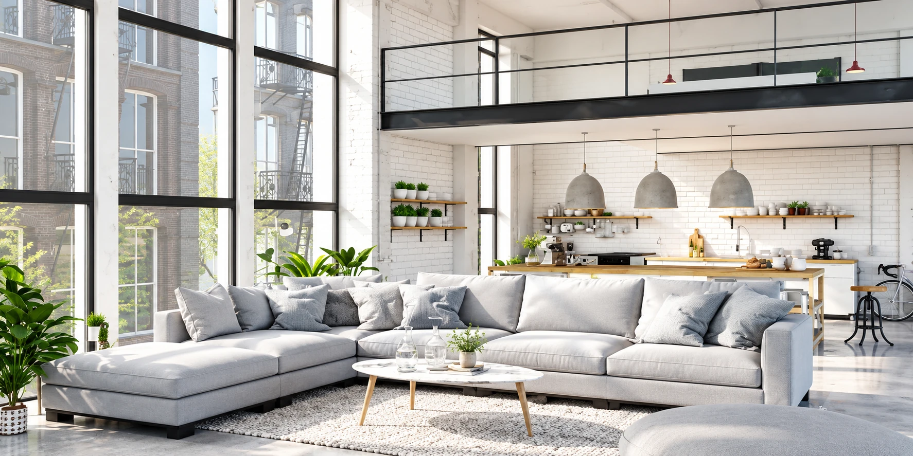 Luxury apartment interior at The Tiara