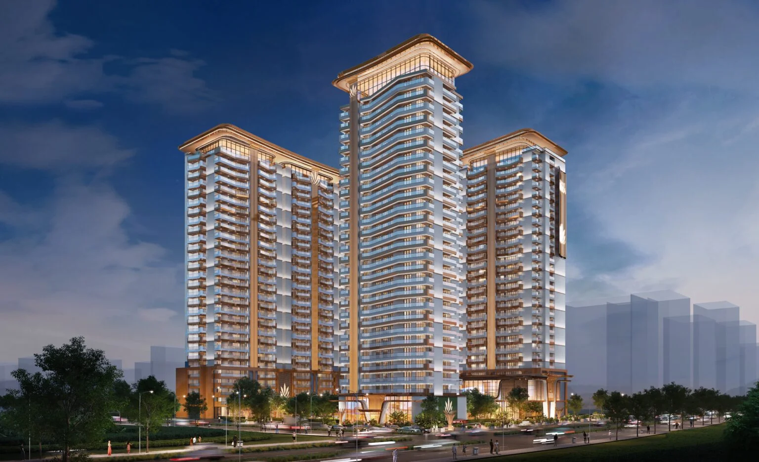 The Tiara luxury apartment towers